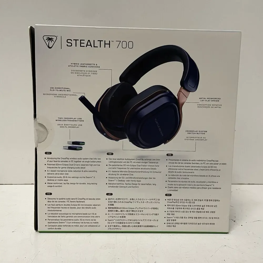 NEW Turtle Beach Stealth 700 Gen 3 Wireless Over-Ear Gaming Headset Cobalt Blue